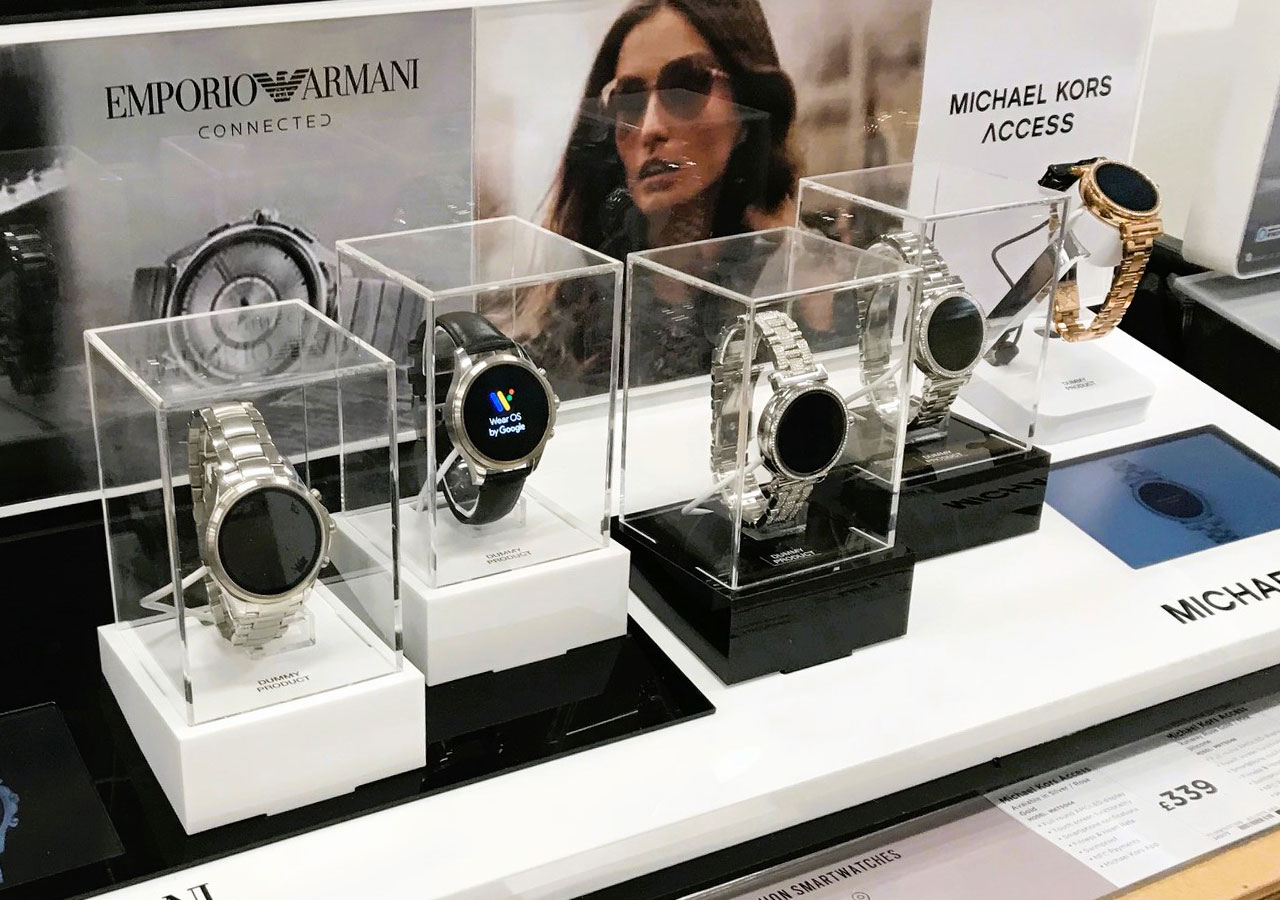 fossil store display